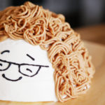 似顔絵ケーキモンブラン