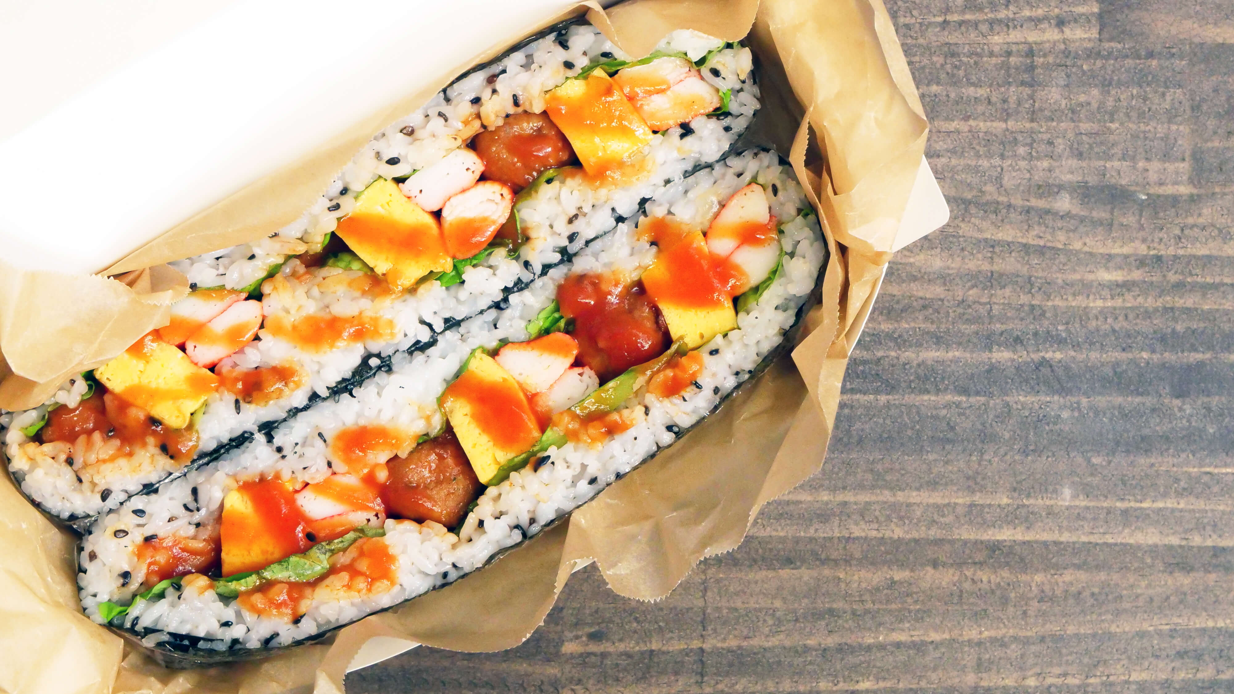 おにぎらずの最終形態 簡単かわいい おにロング の作り方 Party Kitchen