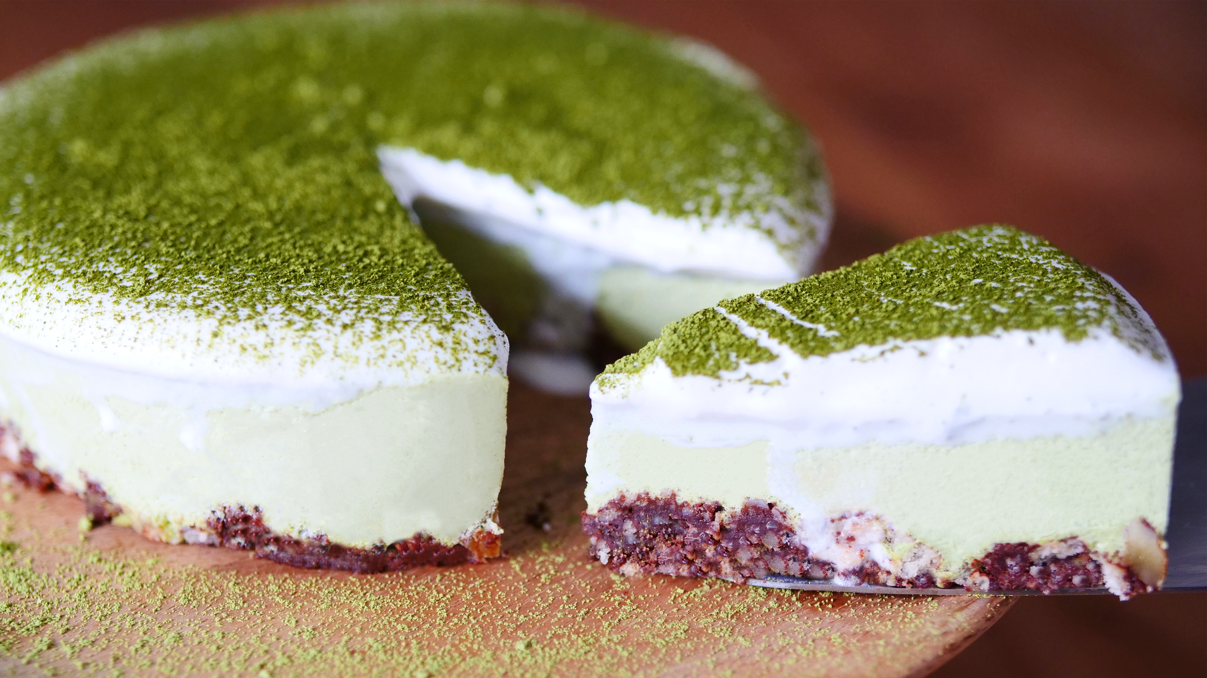 抹茶のふわふわチーズケーキ | Party Kitchen