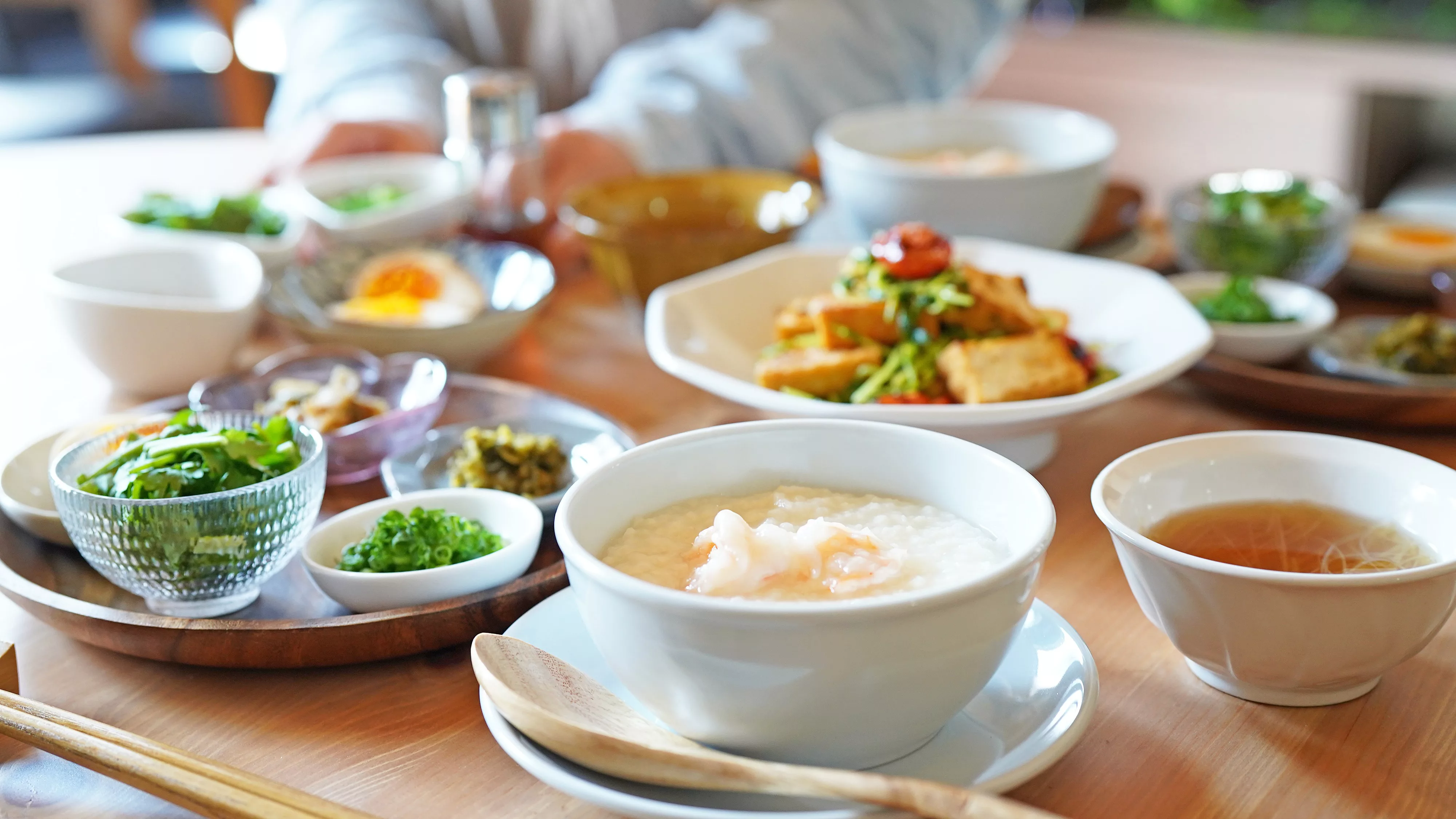 中華 朝食 こんな朝を迎えたい 癒やされる 理想の朝ごはん 中華編 Chinese Breakfast Rice Congee Party Kitchen