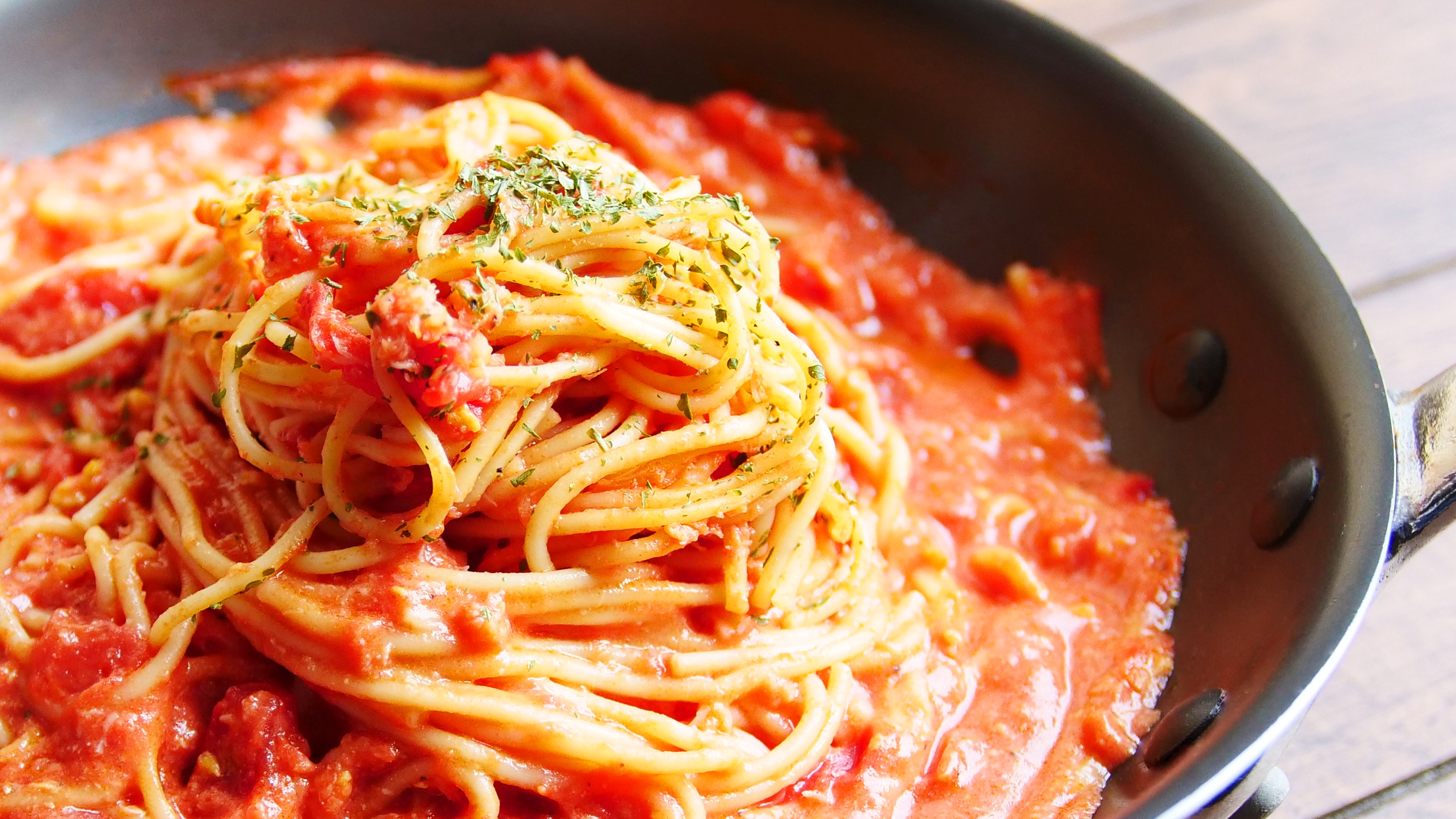 クミン入りグリル野菜パスタのレシピ